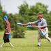 Pittsfield residents Paul, 7, and David Runowski play with the jousting equipment during the Pittsfield Pee Wee Olympics on Sunday, June 9. Daniel Brenner I AnnArbor.com